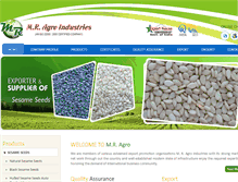 Tablet Screenshot of mragroindustries.com